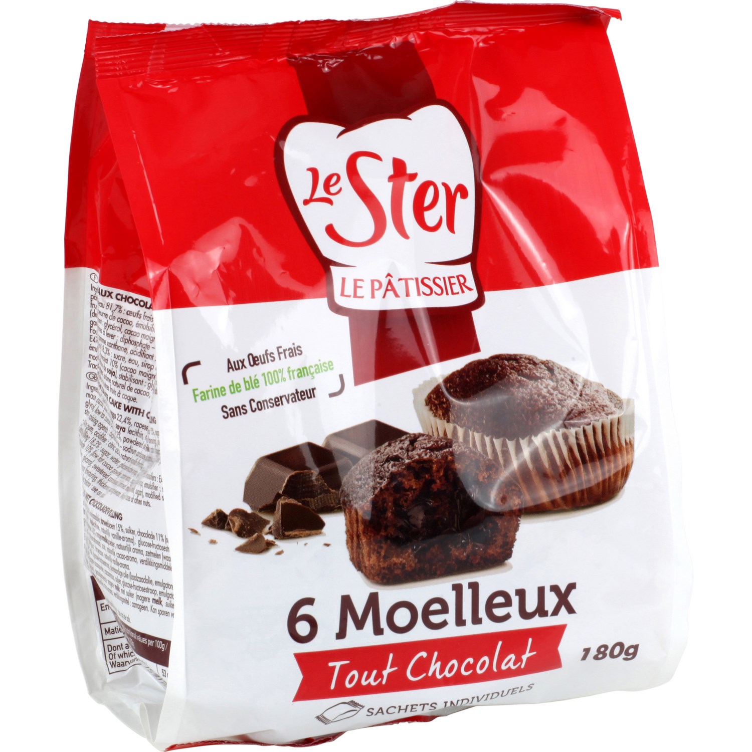 Moelleux chocolat x6